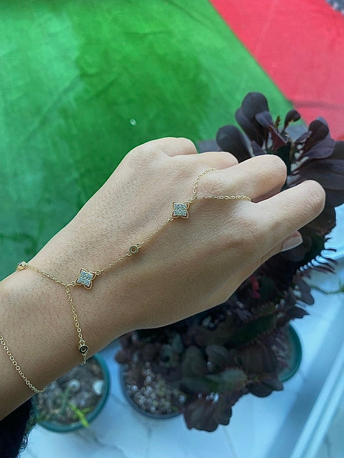 VIP Branded Hand Chain Bracelet